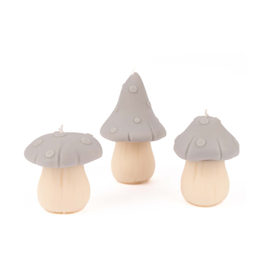 Mushroom Pillar Set | Grey