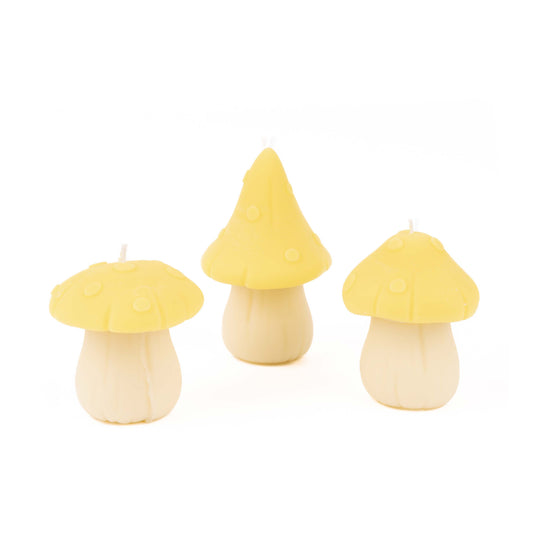 Mushroom Pillar Set | Yellow
