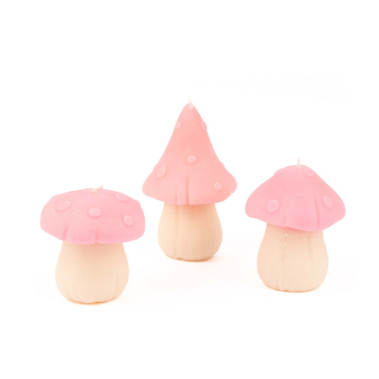 Mushroom Pillar Set | Pink